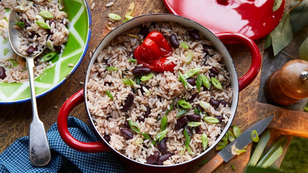 Super Healthy Caribbean Rice and Beans