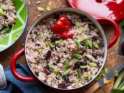 Super Healthy Caribbean Rice and Beans