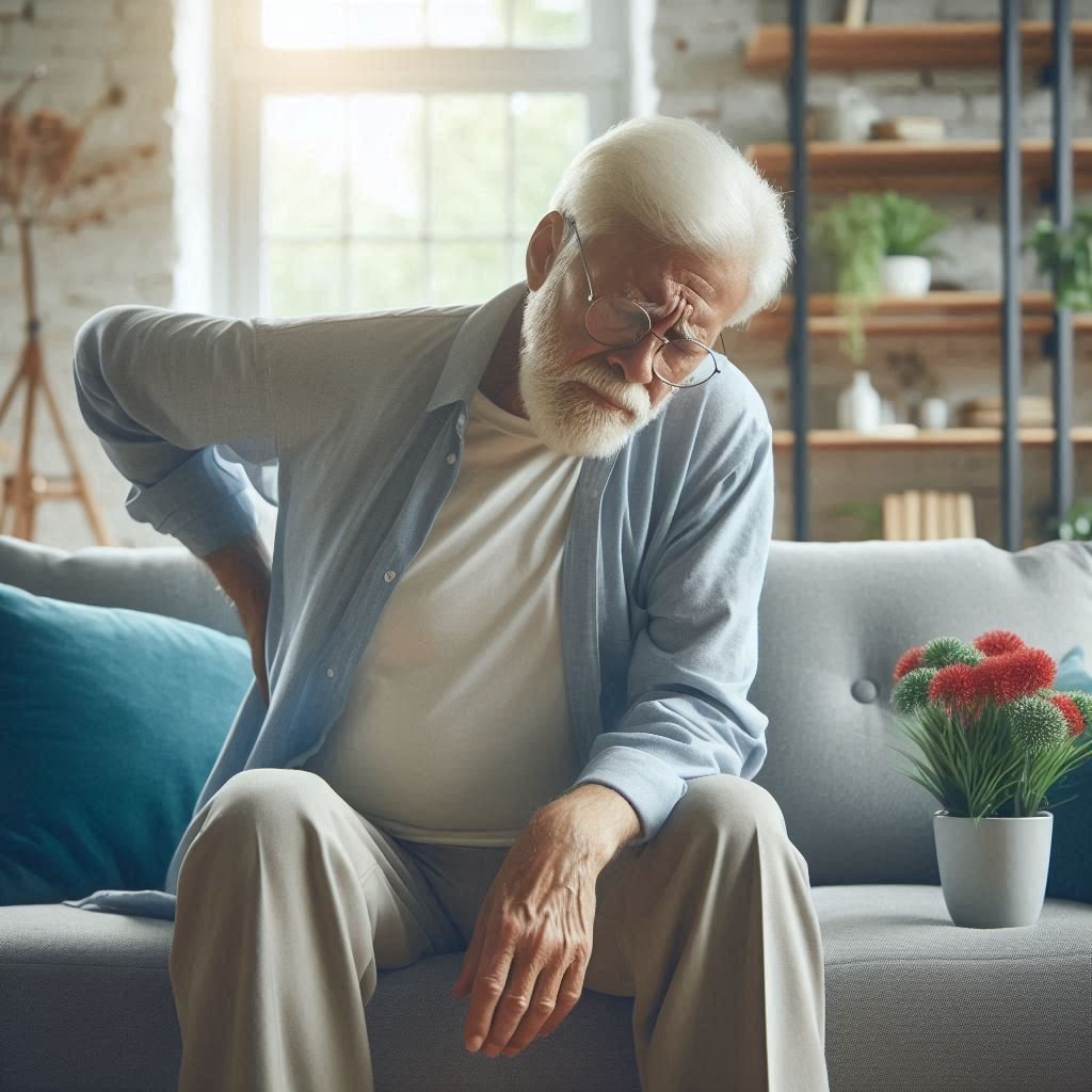 Arthritis causes intolerable back pain